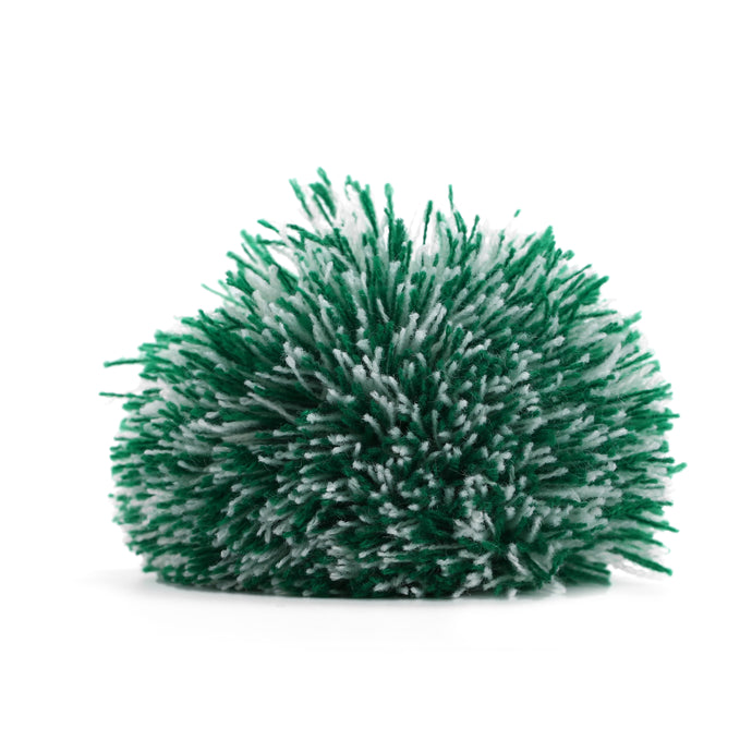 Pompon vert et blanc